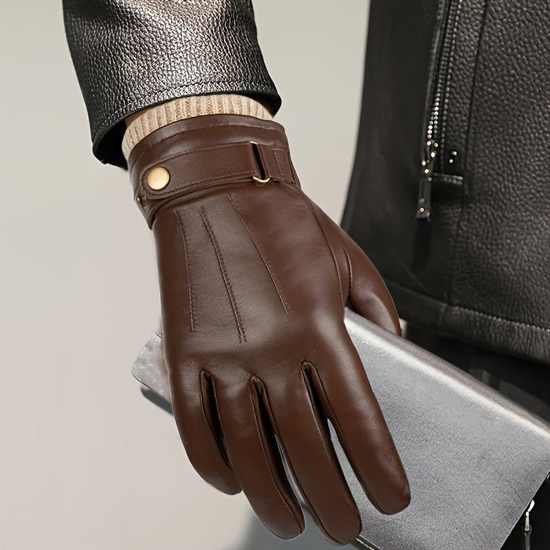 Heren Handschoenen van Schapenleer – Warm en Elegant voor Herfst en Winter