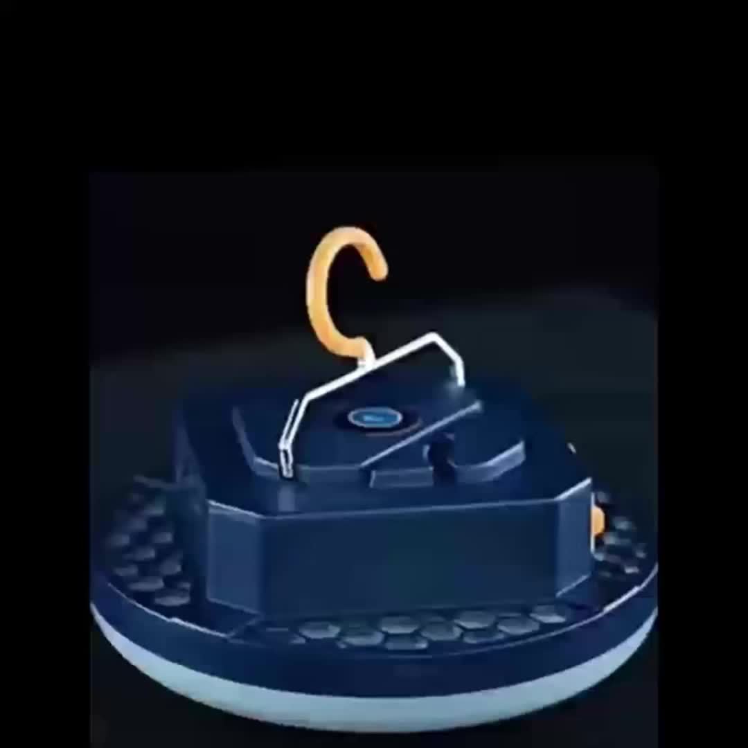 Oplaadbare LED Campinglamp – 7200mAh Buitenlamp met Vier Lichtmodi