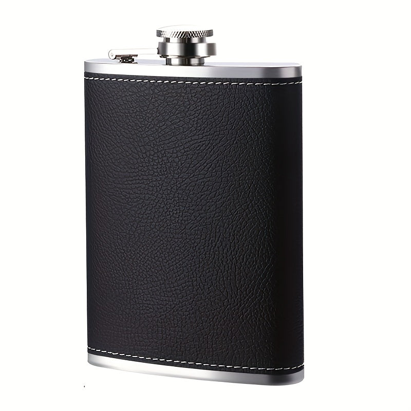 Whisky cadeau set met leren heupfles en bekers