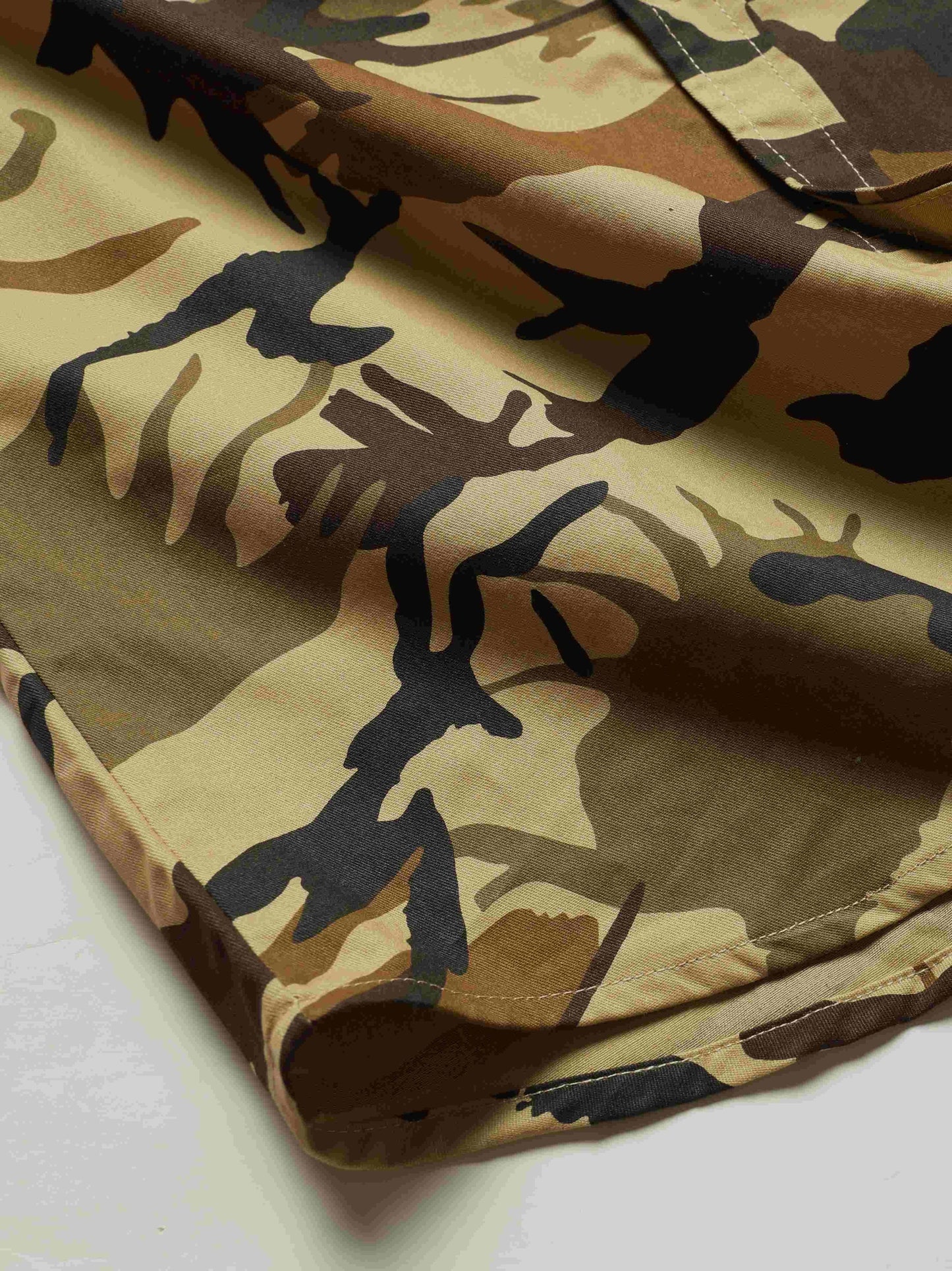 Heren Militair Camouflage Shirt – 100% Katoen met Borstzakken