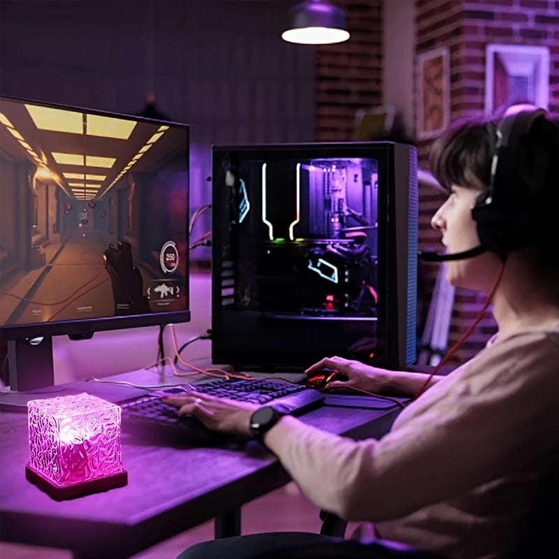 AuroraGlow LED Projector – 16 Kleuren Lichtshow voor Slaapkamer & Feest