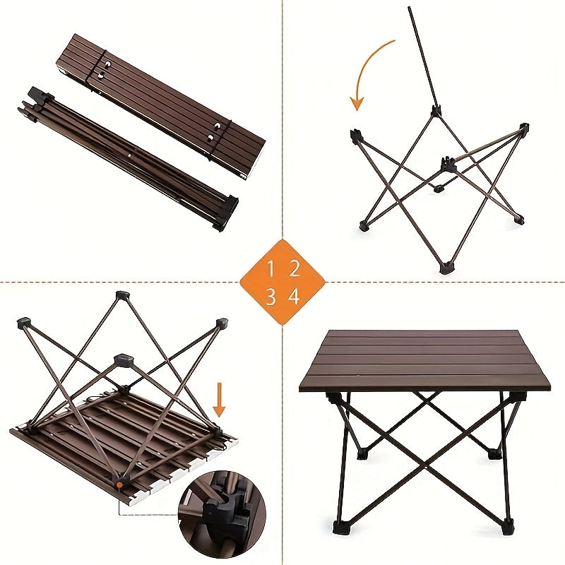 Draagbare Opvouwbare Camping Zijtafel – Compact & Multifunctioneel