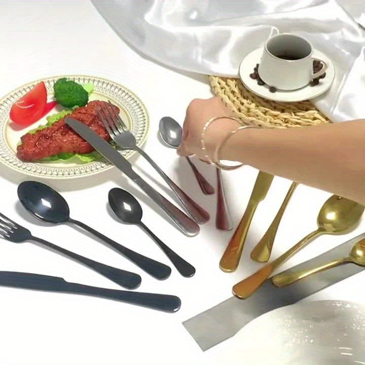 ColorEdge Bestekset – 30-delig Kleurspektakel in Roestvrij Staal