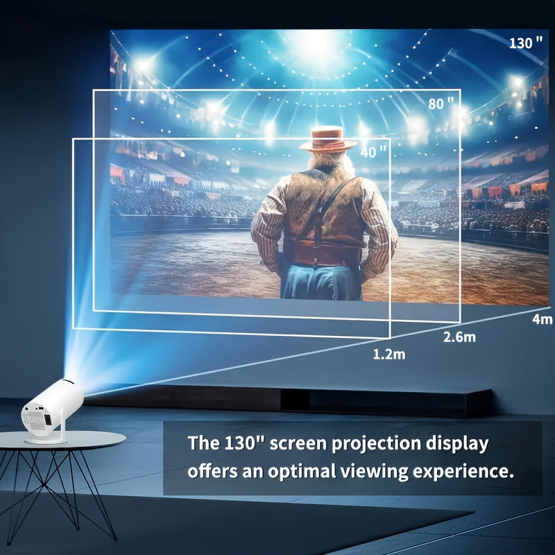 Draagbare projector met WiFi en auto-keystone