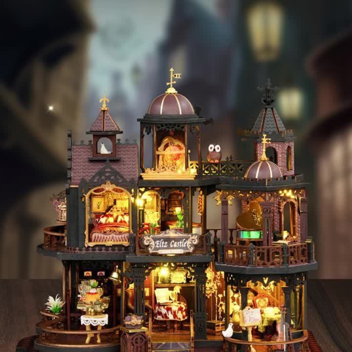 DIY Miniatuurmodel Eltz Castle – Gotische 3D Houtbouw voor Creatieve Decoratie