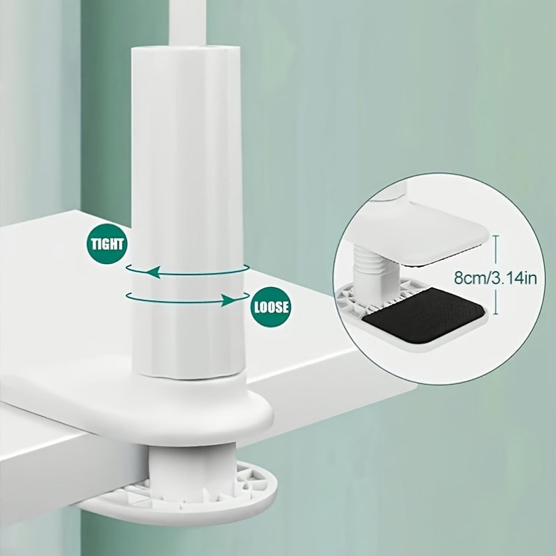 360° Draaibare Telefoon- & Tabletstandaard – Flexibele Spiraalvoet voor Bed & Bank