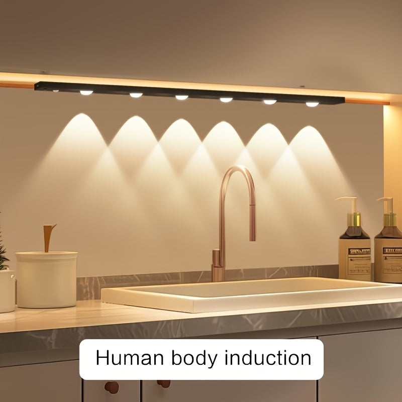 Slim Verlicht – USB-Oplaadbare Kastlamp met Bewegingssensor (Set van 2)