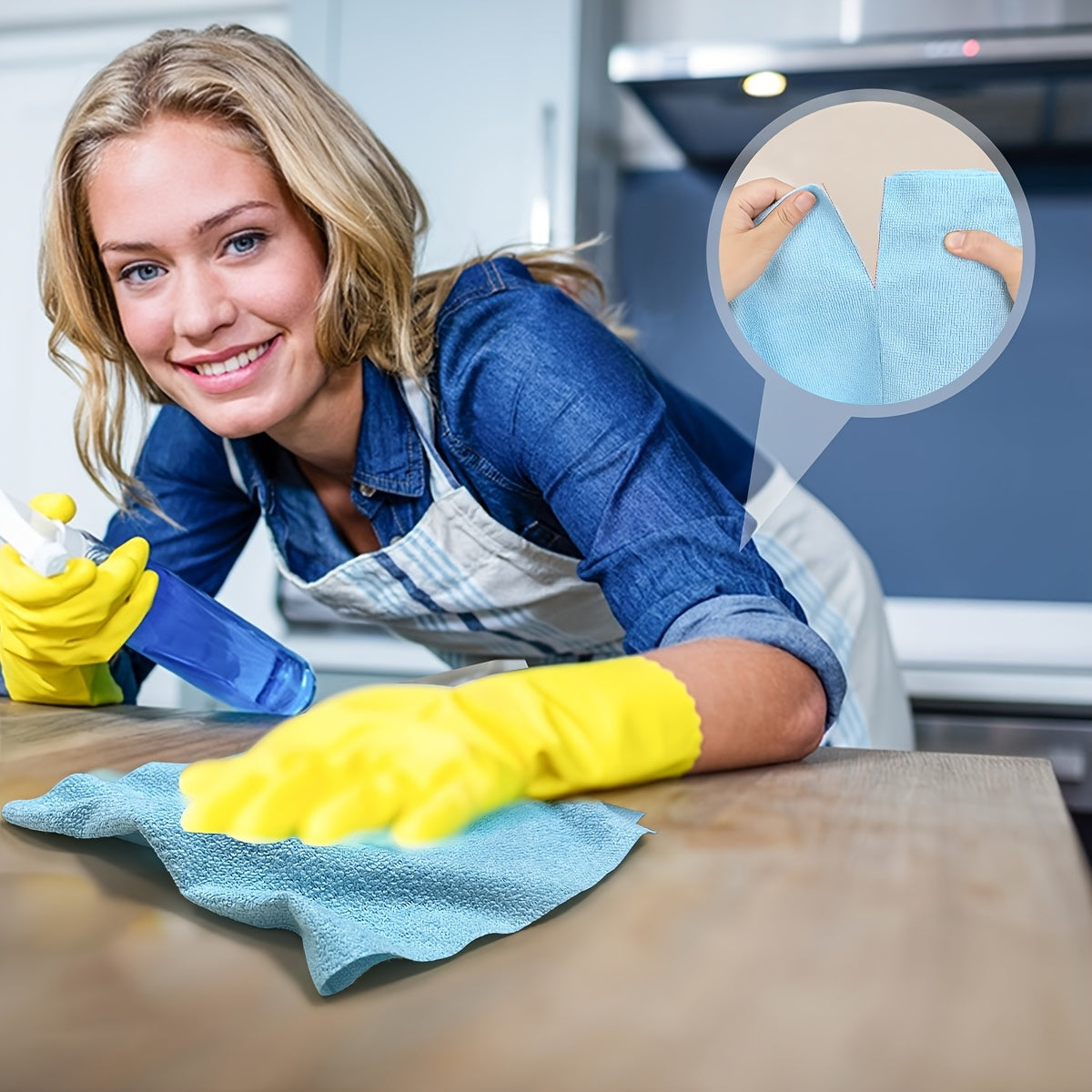 FlexWipe Microvezelrol – 20 Afscheurbare Ultrafijne Schoonmaakdoeken voor Zachte Reiniging en Dagelijks Gebruik