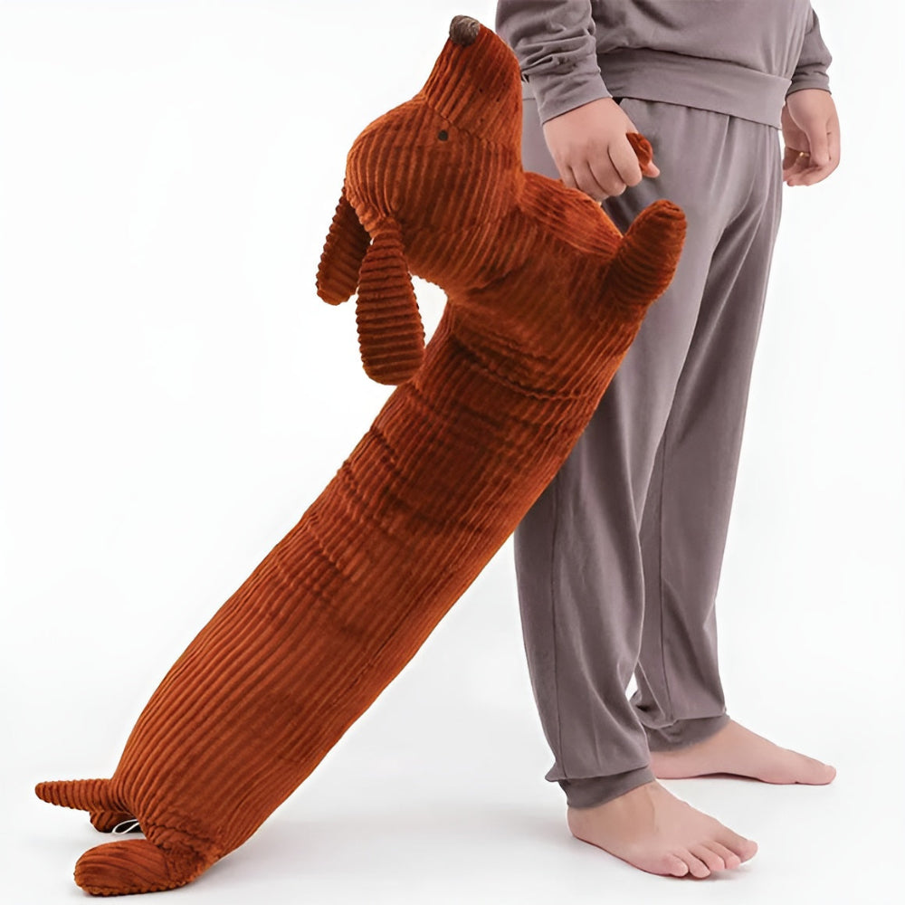 Pluche Teckel Kussen Voor Knuffelen, Ontspanning En Decoratie