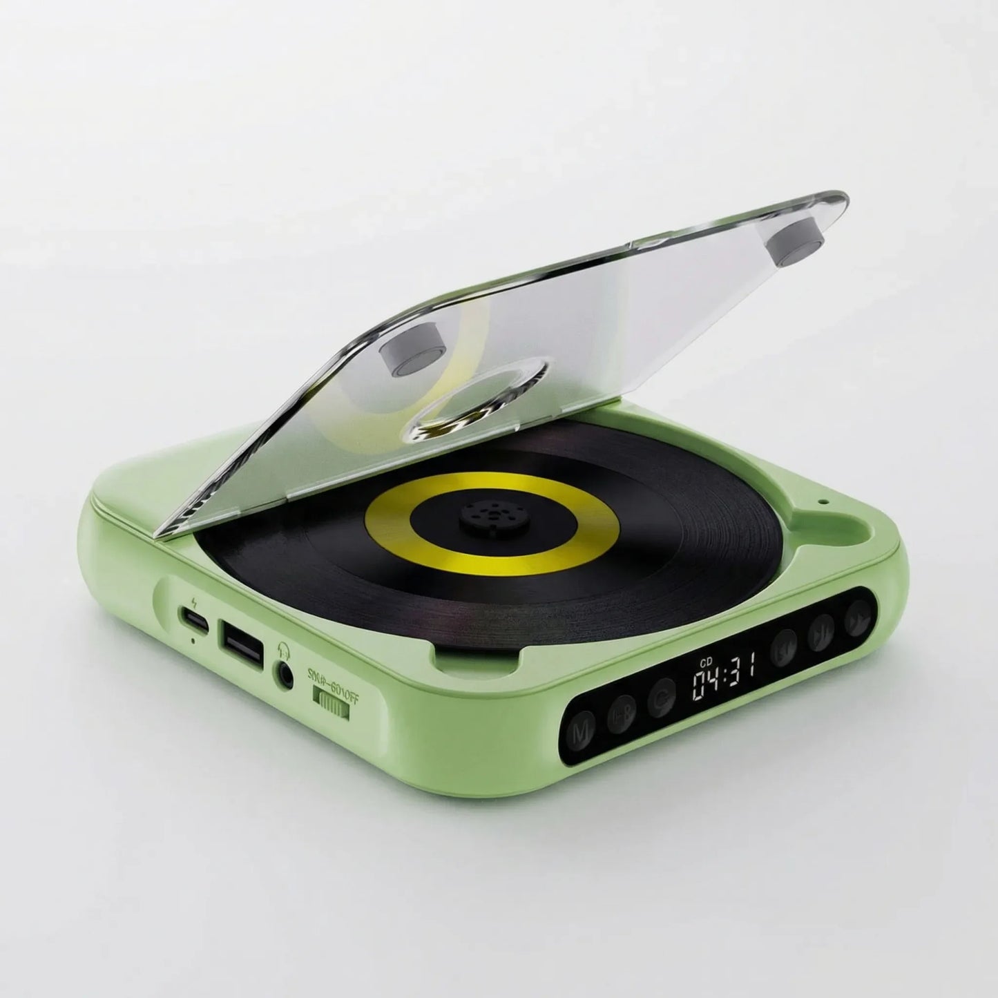 Compacte Draagbare Cd‑Speler met Bluetooth