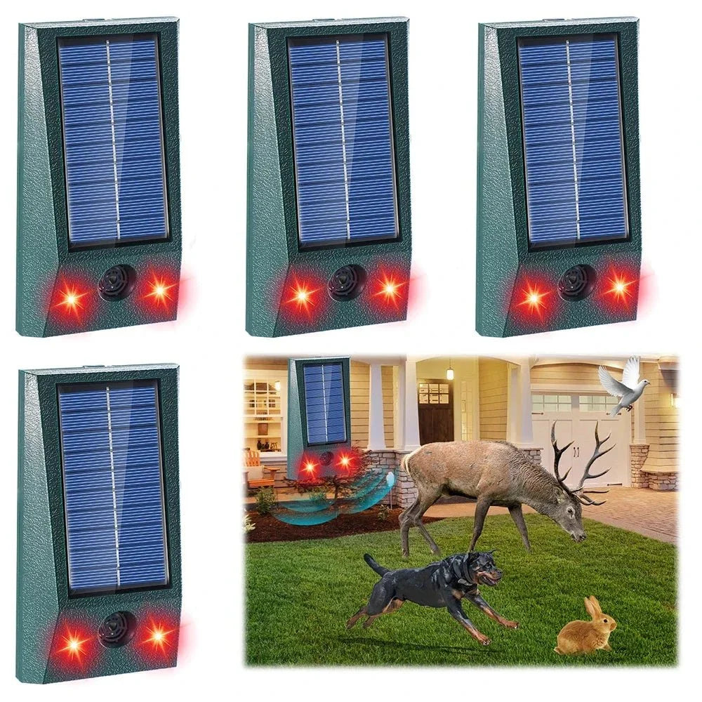Vogelverjager Op Zonne‑energie Met Ultrasoon En Bewegingsdetectie