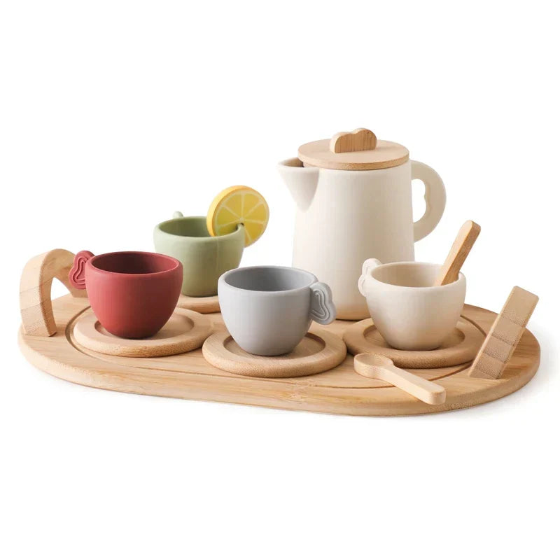 Montessori Kinder Theeservies Voor Creatief Rollenspel En Fantasierijk Spel