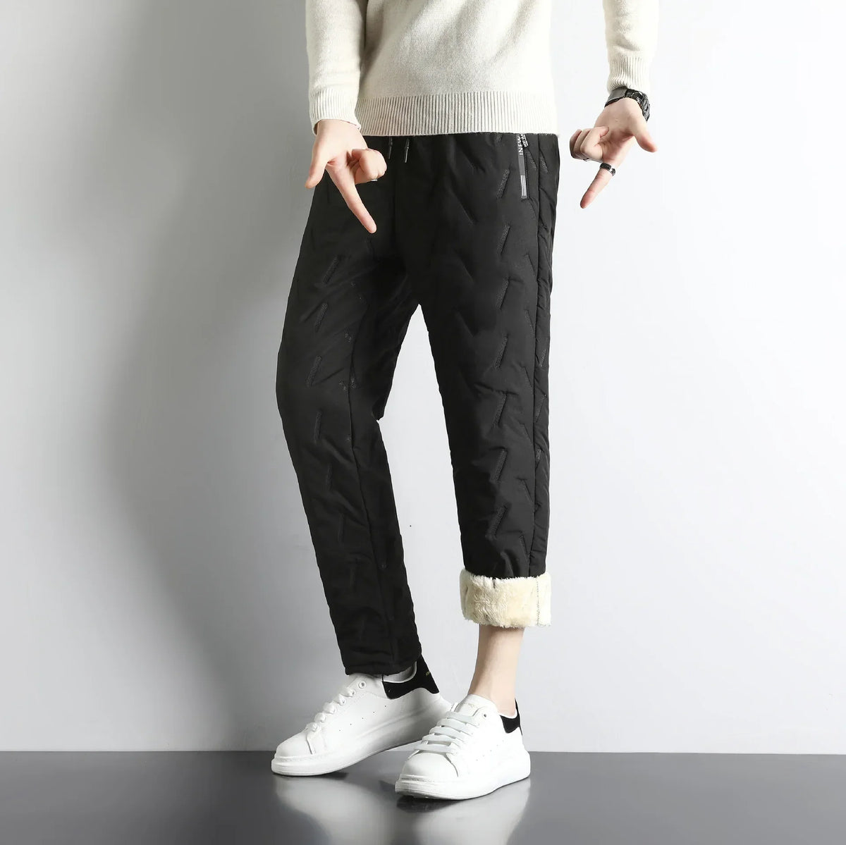 Warme Joggingbroek met Fleecevoering – Unisex en Comfortabel