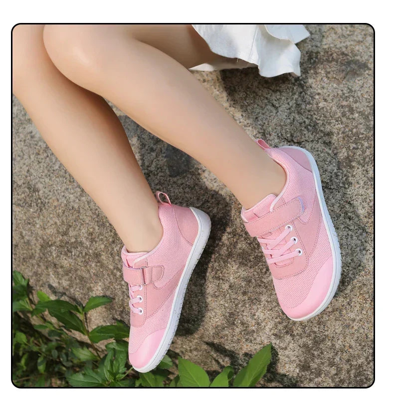Comfortabele Barefoot Sneakers voor Kinderen met Brede Neus