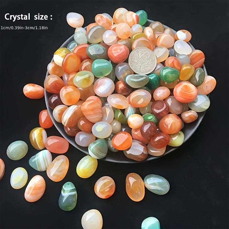 BohoGem Decorstenen – 100g Natuurlijke Gepolijste Kristallen & Edelstenenmix