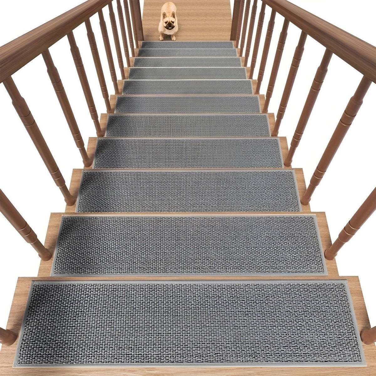 Antislip Trapmatten met Rubberen Onderkant – Set van 15