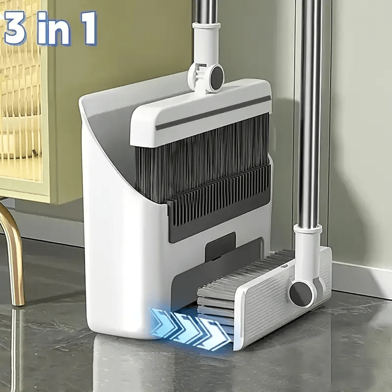 CleanEase 3-in-1 Schoonmaakset – Zachte Borstel, Stoffer & Borstel Combo voor Thuis & Kantoor