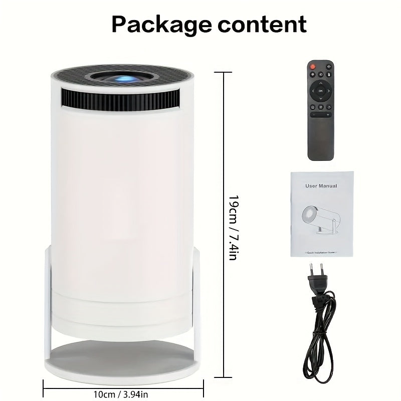 Draagbare projector met WiFi en auto-keystone
