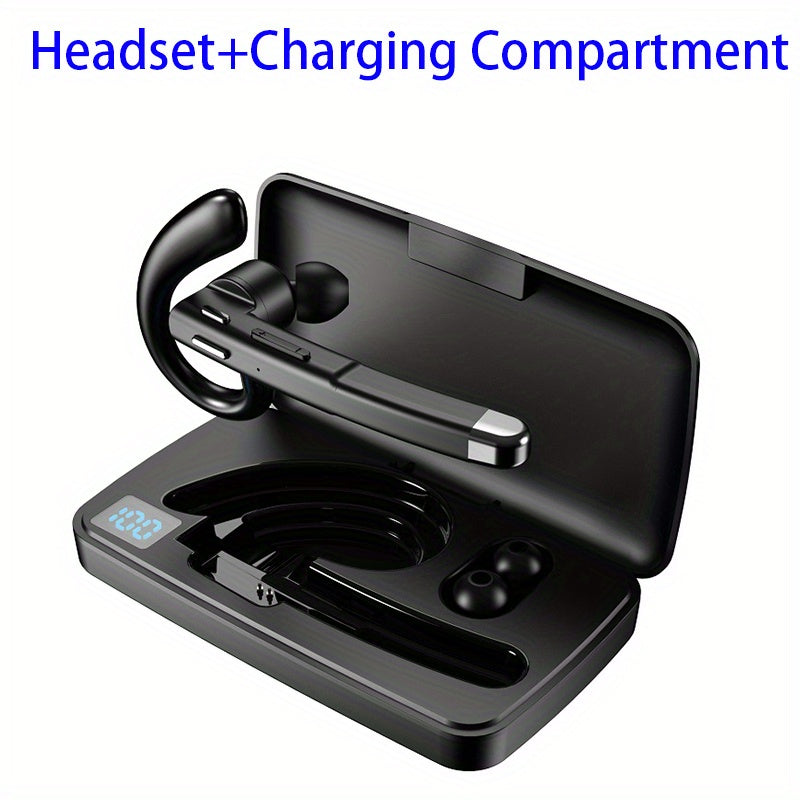 ARCHTEX Draadloze Headset – Bluetooth 5.3 met HD Microfoon & USB-C Opladen voor Smartphone