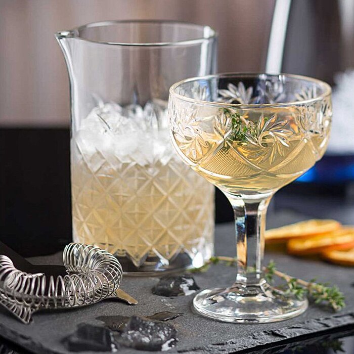 Professionele Cocktail Mixing Set Met Kristalglas Mengkan En Baraccessoires