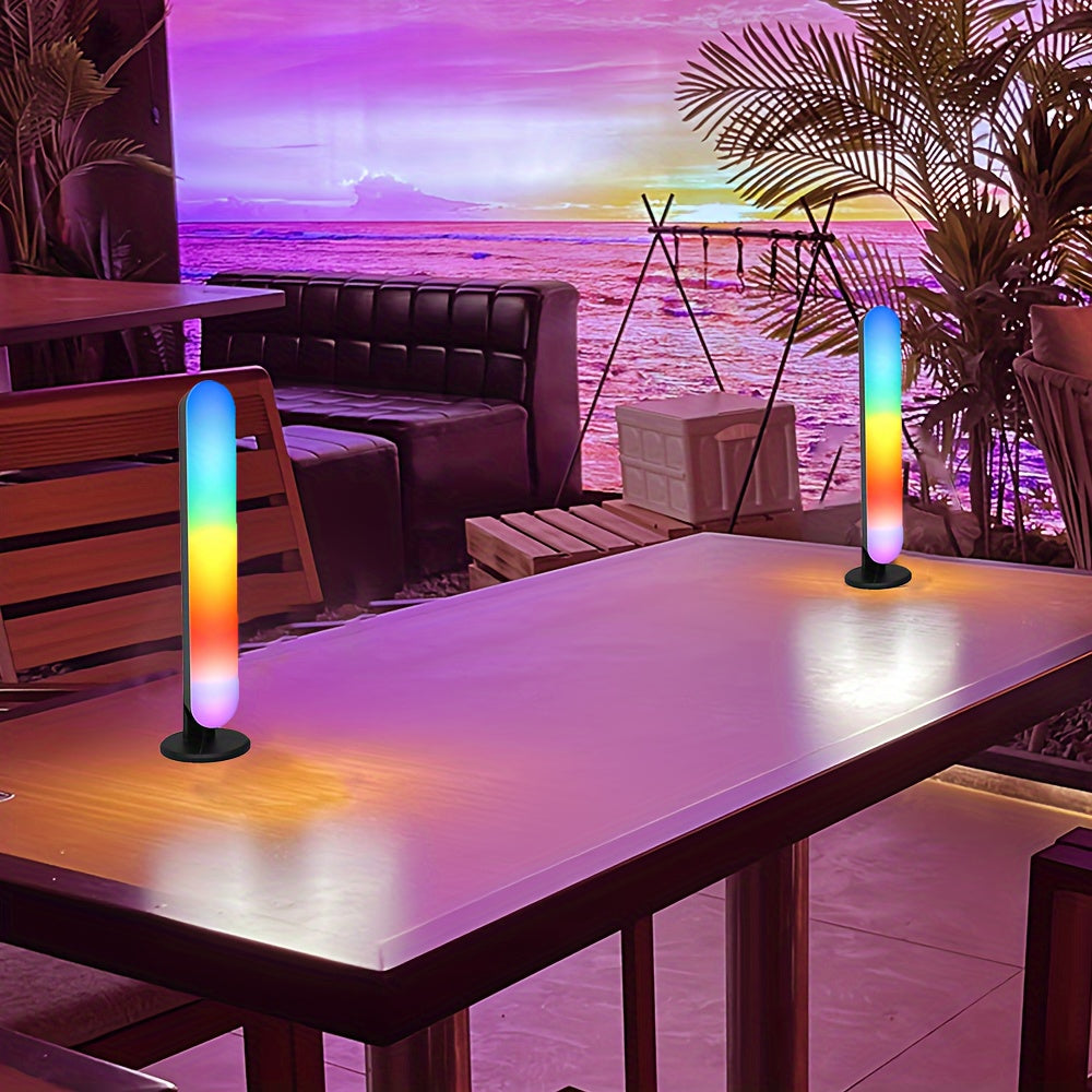 TwinGlow Desktop Lightbars – Kleurrijke Sfeerverlichting met Infraroodbediening