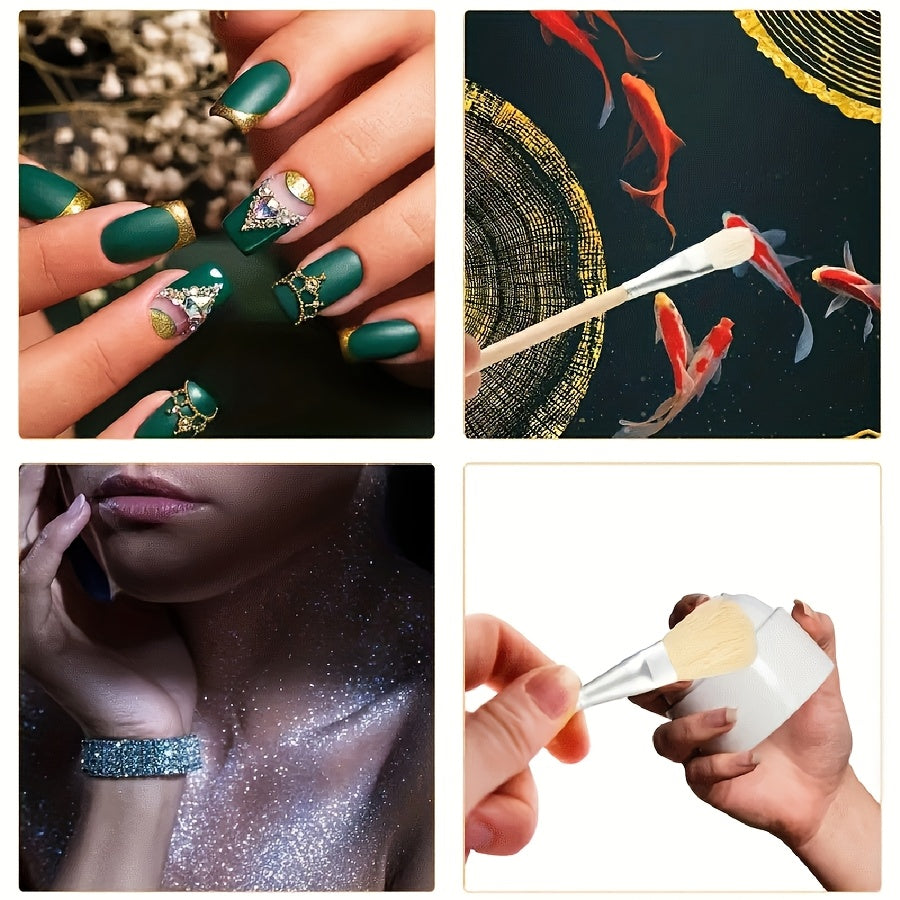 Geitenhaar verfkwastenset – 15-delig deluxe pakket voor acryl, aquarel, olie en gezichtskunst