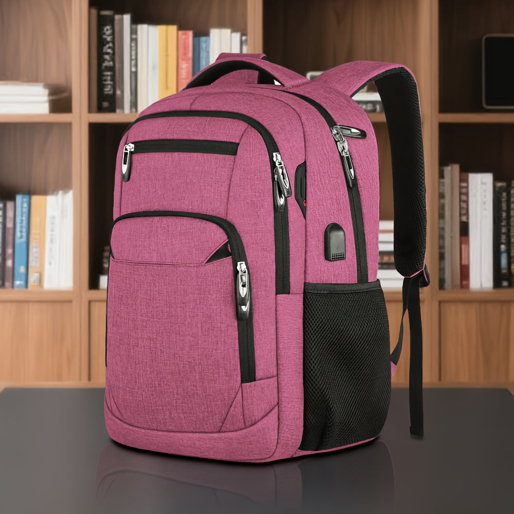 Herentas Rugzak – Grote Capaciteit & Zakelijk Design met USB-poort