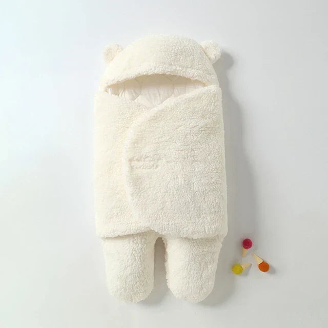 Warme Baby Inbakerdoek met Zachte Sherpa en Verstelbaar Ontwerp