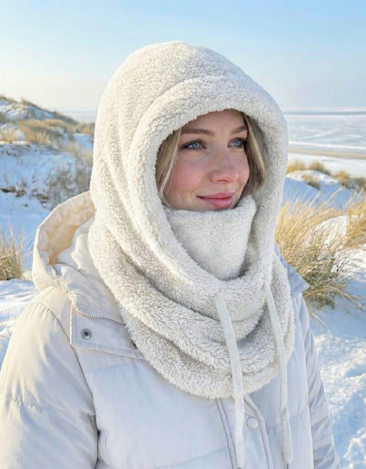 Thermische Bivakmuts Hoodie Met Sherpa Voering Voor Optimale Bescherming Tegen Kou