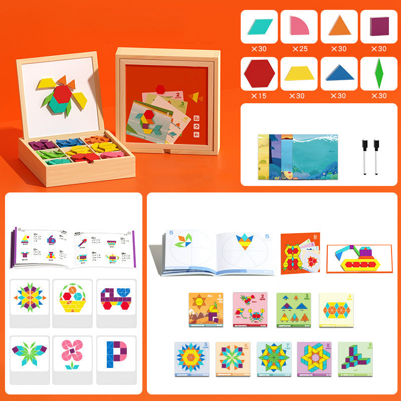 Magnetische Houten Bouwset Met 180 Of 220 Stukken Voor Creatief En Educatief Spelen