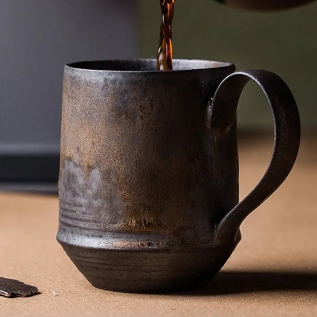 Rustieke Keramische Mok Voor Koffie En Thee