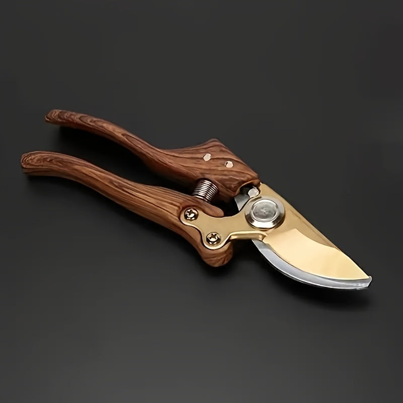 Ergonomische SK5 tuinschaar met houtnerf handgrepen