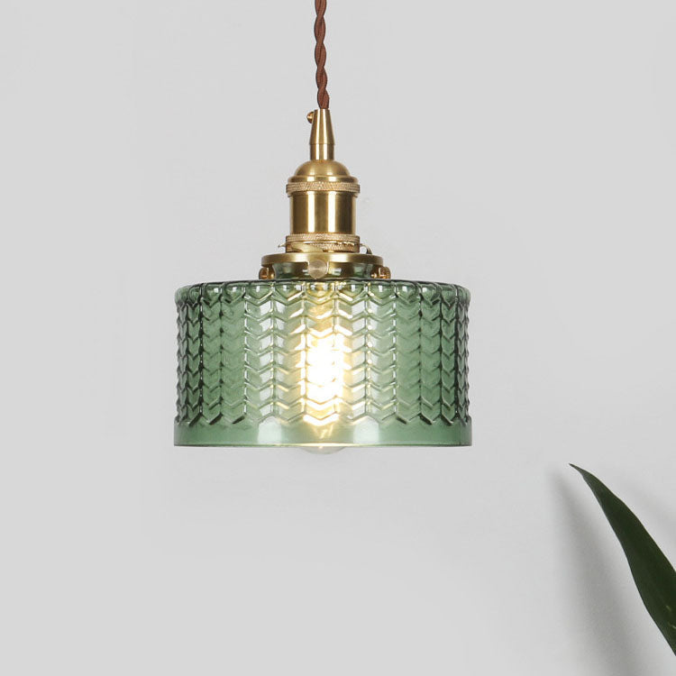 Japanse Hanglamp Met Ronde Glaskap En Warme LED Sfeerverlichting