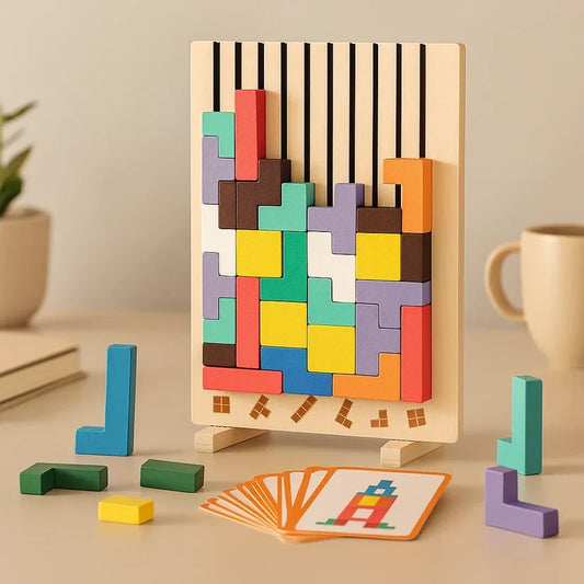 Houten Puzzelbord Voor Rustgevende En Creatieve Pauzemomenten