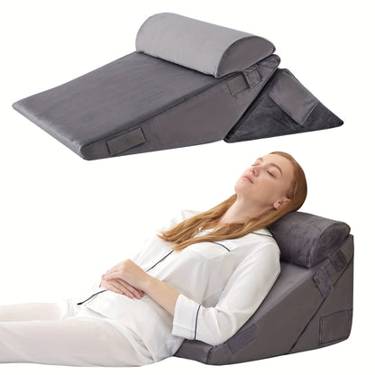 Verstelbaar Wigkussen Van Memory Foam Voor Comfortabele Ondersteuning