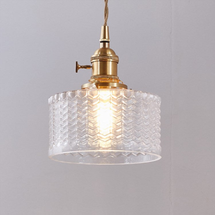 Japanse Hanglamp Met Ronde Glaskap En Warme LED Sfeerverlichting