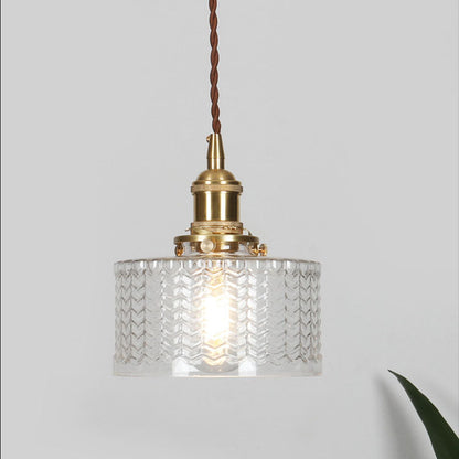 Japanse Hanglamp Met Ronde Glaskap En Warme LED Sfeerverlichting