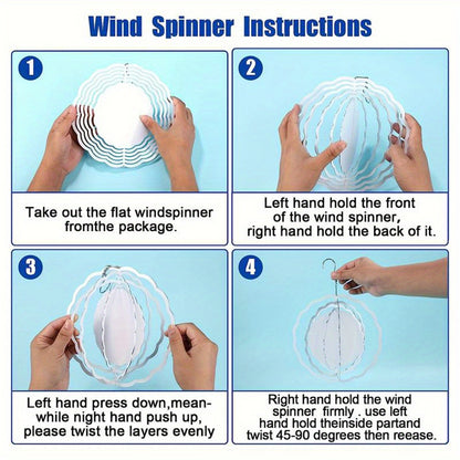 Metalen Pauw Windspinner voor Buiten