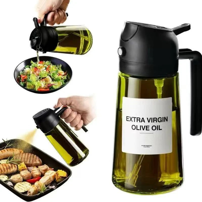 Olie Sprayfles Met Gietfunctie En Lekvrij Ontwerp Voor Dagelijks Koken