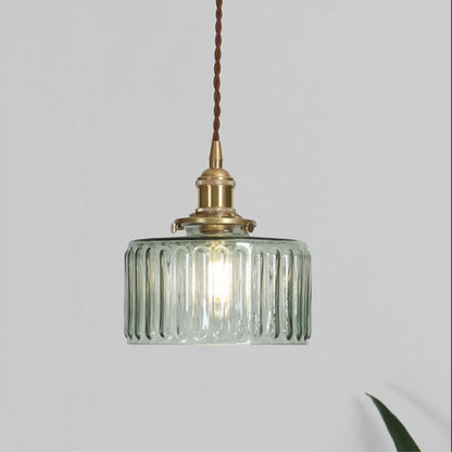 Japanse Hanglamp Met Ronde Glaskap En Warme LED Sfeerverlichting