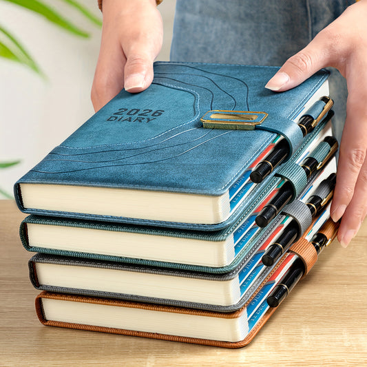 Dagplanner 2026 – Hardcover Kalender met Dagindeling