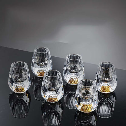 Goldcrest Shotglazenset – Kristallen Glans voor Feestelijke Sferen
