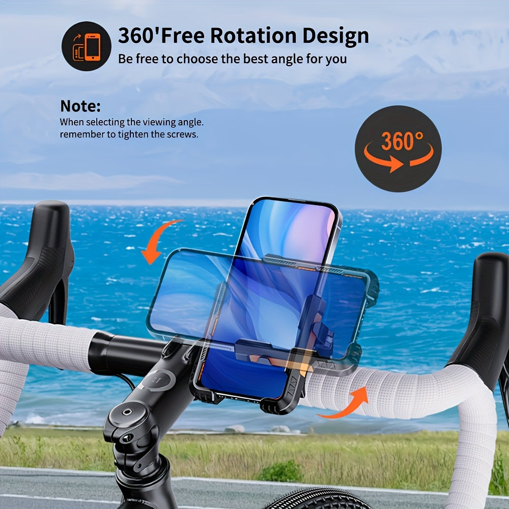 Verbeterde Fiets Telefoonhouder met Snelkoppeling en 360° Rotatie