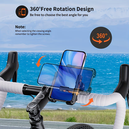 Verbeterde Fiets Telefoonhouder met Snelkoppeling en 360° Rotatie