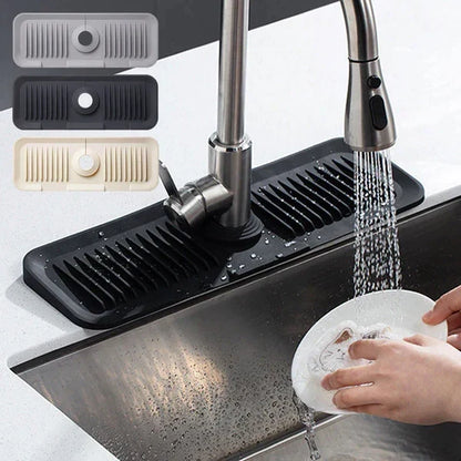 Zelfdrainerende Siliconen Kraanmat voor Keuken en Badkamer