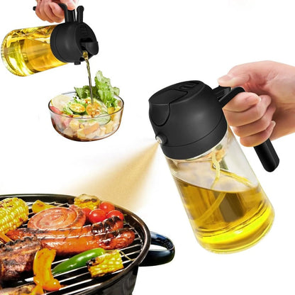 Olie Sprayfles Met Gietfunctie En Lekvrij Ontwerp Voor Dagelijks Koken