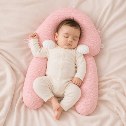 Ergonomisch Babykussen Met Zachte Ligzone En Omsluitende Randen