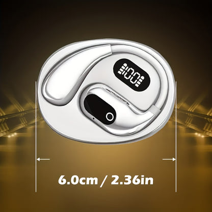 LinguaFit AI Vertaaloortjes – 2025 Draadloze Taalassistent met LED Display & HD Audio