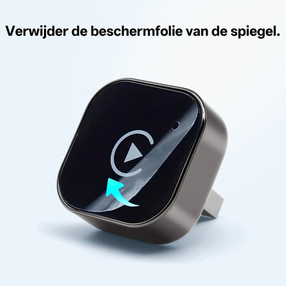 Draadloze CarPlay & Android Auto Adapter – 2-in-1 USB/USB-C Plug & Play voor iPhone & Android