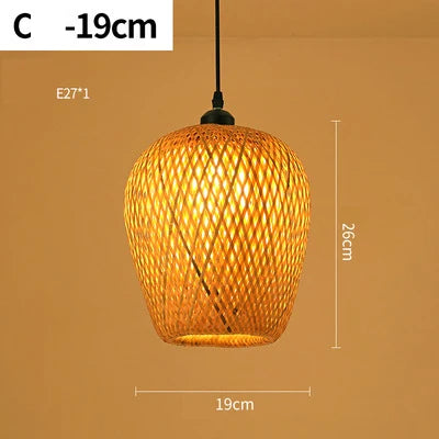 Handgemaakte Rotan Hanglamp Voor Natuurlijke Sfeer In Huis